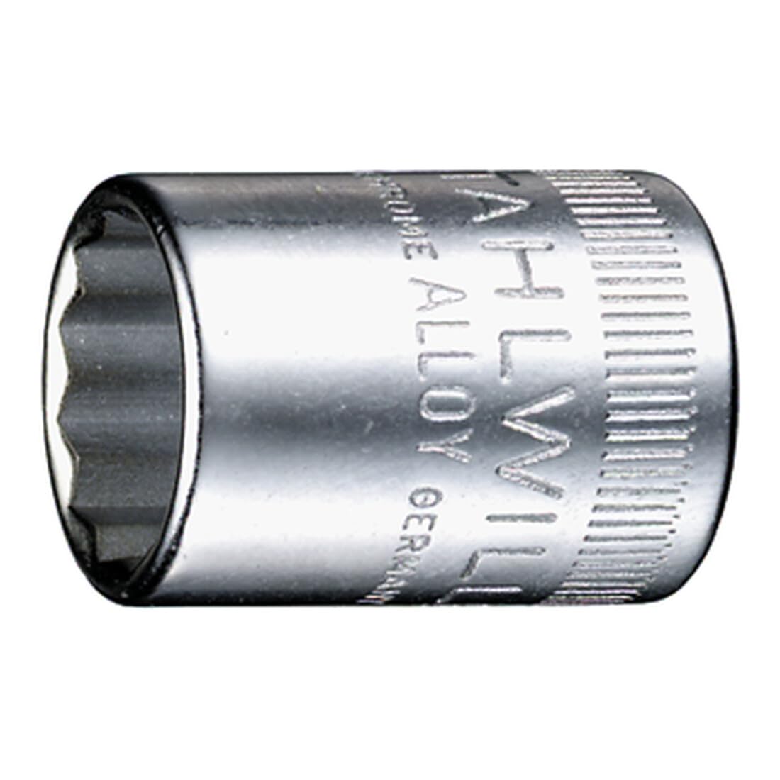Stahlwille 01530028 40AD High Performance Steel Socket, 1/4 inch Drive, 7/16 inch Size, 23 mm Length, Pack of 10