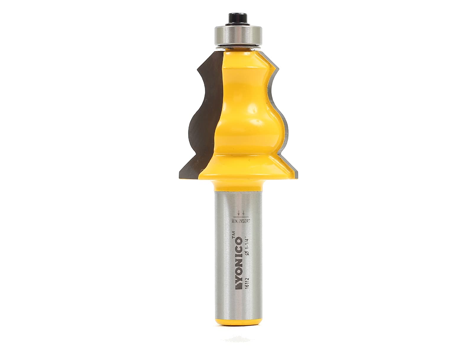 Yonico 16112 Large Standard Cap Crown Cap Molding Router Bit 1/2-Inch Shank