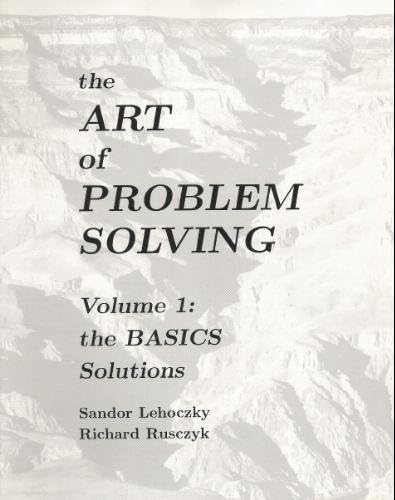洋書 The Art of Problem Solving: The Basics Art of Problem Solving : The Basic Solution: Sandor Lehoczky