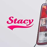 Custom Brother - Stacy Name Pink Color Car Laptop