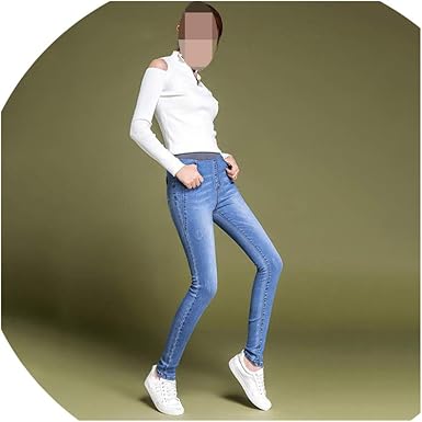 amazon elastic waist jeans