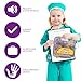 Li'l-Gen Doctor Kit for Kids, 13 Piece Kit with Toy Stethoscope Plus Case - Pretend Play for Boys and Girls Age 3+ - Includes Oliver's Day as a Doctor Book
