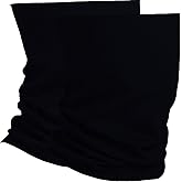 281Z Organic Cotton Breathable Summer Neck Gaiter for Men and Women - Face Scarf for Outdoor Activities (Navy Blue, Pack of 2)