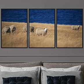 signwin 3 Piece Framed Canvas Wall Art Fun...