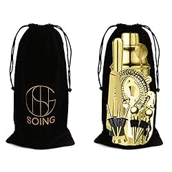 Soing Gold 24-Piece Cocktail Shaker Set,Perfect