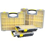 Stalwart 75-MJ4645102 Parts and Crafts Portable Storage Organizer Box (Set of 4)