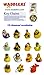 Rubber Duck Fireman, Waddlers Brand Career American Fireman Rubber Ducky That Floats Upright, All Depts. Gift Fireman Honored Birthday & Party Rubber Ducky Gift