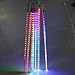 AGPtek 50cm 8 Tube 240 LEDs RGB Multi-color Meteor Shower Rain Lights Waterproof String for Wedding Party Christmas Xmas Decoration Tree