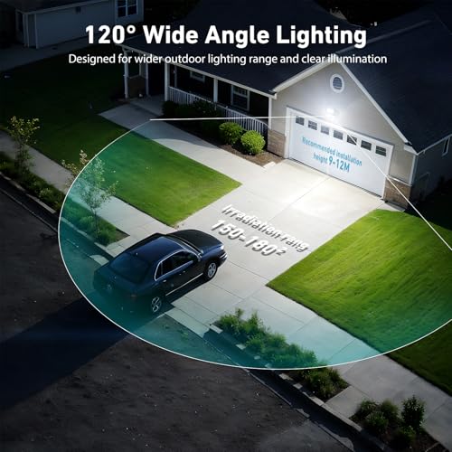 Outdoor LED Spotlight 300 W – 30000 LM 6500 K Super Bright Cool White Outdoor LED Headlight, IP66 Waterproof Security Light for Stadium, Patio, Road, Garage