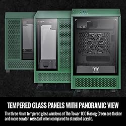 Thermaltake Tower 100 Racing Green Edition Tempered