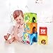 Hape Pepe & Friends Stacking Cardboard Toy Blocks, Multi (E0451)