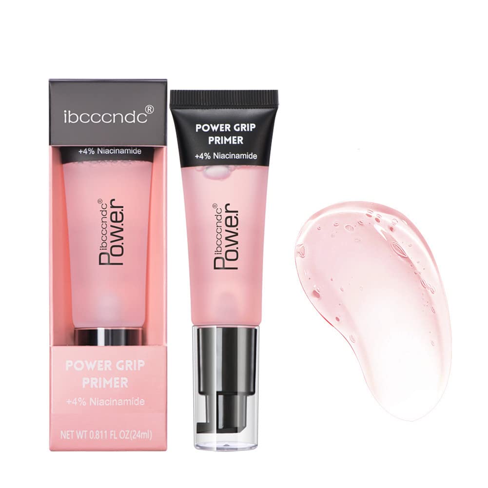 Pink Face Primer, Evens Skin, Grips Makeup, Moisturizes, Perfect Gel-Based, Long Lasting, Smoothing Foundation Primer