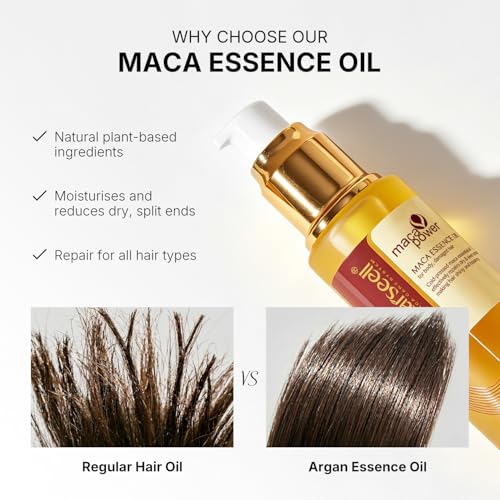 Karseell Hair Oil Moroccan Argan Oil for Hair & Skin, Cold Pressed Argan Oil Hair Oil for Dry Damaged Hair All Hair Types 50ml