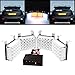 1 Set 80-LED White & Amber 3 Flashing Modes Blinker Warning Strobe LED Light For Toyota Honda Nissan Subaru Hyundai