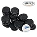 Tenn Well Felt Pads, 50PCS Round 1 Inch Self-Adhesive Fiber Felting Heavy Duty Furniture Protectors for Hard Surfaces, Black
