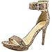 Calvin Klein Vivian Women Open Toe Leather Tan Sandals