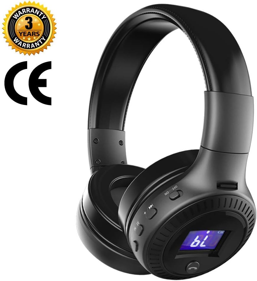 Bluetooth Headphones Wireless B19 with Screen, Noise Amazon.co.uk