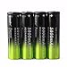 FTXJ 4PC Rechargeable 5800mAh Li-ion 18650 3.7V Battery + 2PC Charger