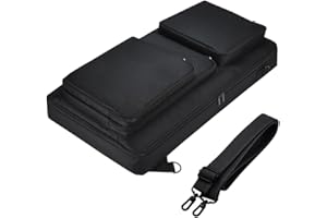 Seracle Carrying Case Portable Bag Travelling Case Compatible with DDJ-FLX6 / DDJ 800 / DDJ SX SX2 SX3 Portable Controller and DJ Headphone (Black)