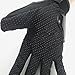 LUNIWEI Towall Black Short Sports Leather Motorcycle Motorbike Summer Gloves (XL)