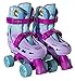 PlayWheels Disney Frozen Classic Quad Roller Skates, Junior Size 1-4