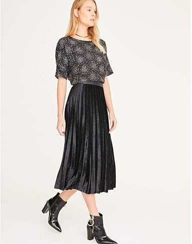 saia plissada shoulder