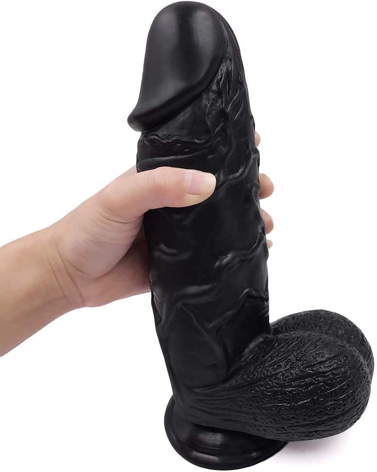 DUIHUIYING Big Realistic Flexible with Textured Shaft and Strong Suction Cup Toys for Women DUIHUIYING