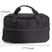 Orchidtent Portable Travel Storage Carrying Case Cover Skin Pouch Bags for Bose SoundTouch 30 Series III Wireless Music System with Handle Straps and Adapter Power Pocke(Black)