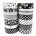 MOEUP 5pcs Dekorative Washi Masking Tape - Each Tape 15mm x 10m