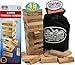 Matty's Toy Stop Wooden Tower Deluxe Stacking Game with Exclusive Storage Bag