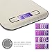 Digital Food Scale, Venderise Multifunction Kitchen Scale with LCD Display, 11lb/5kg, Silvery, Stainless Steel (Batteries Included)