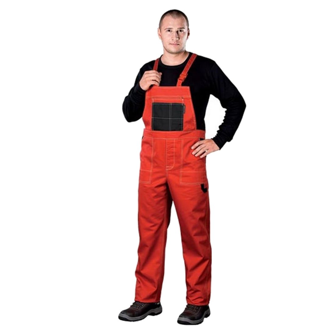 Reis Mmscb_52 Multi Master Protective Bib-Pants, Red-Black, 52 Size