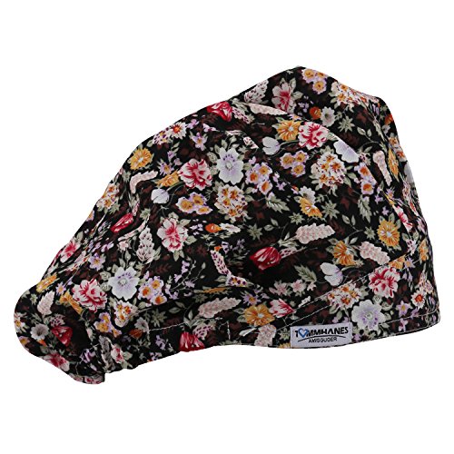 TOMMHANES AMISGUOER Bouffant Hat Work Leisure Cap One Size Multiple Colors(Color06)