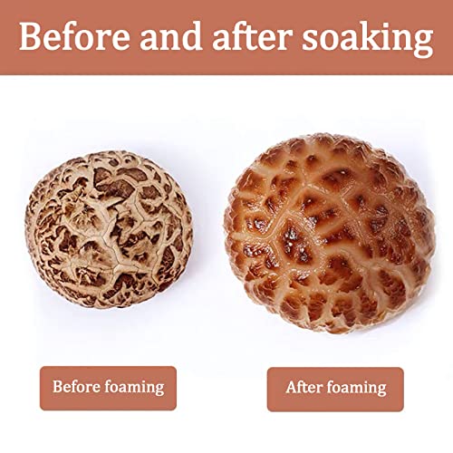 Yan Hou Tang White Flower Shiitake Mushrooms Premium Grade Dried Mushrooms Nutritious All Natural Soft Texture Fresh Flavor Dehydrated Whole Mushrooms 4 oz 112gram