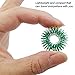 FRIMOONY Spiky Sensory Rings for Fingers Massage, Stress Relief, 15 Pieces, 5 Colors