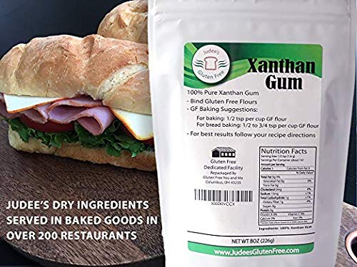 Judee's Xanthan Gum Gluten Free(5 oz) - USA Packaged & Filled - Dedicated Gluten & Nut Free Facility - Perfect for Low Carb Keto Cooking & Thickening Sauces & Shakes. Non-GMO - Thumbnail 3