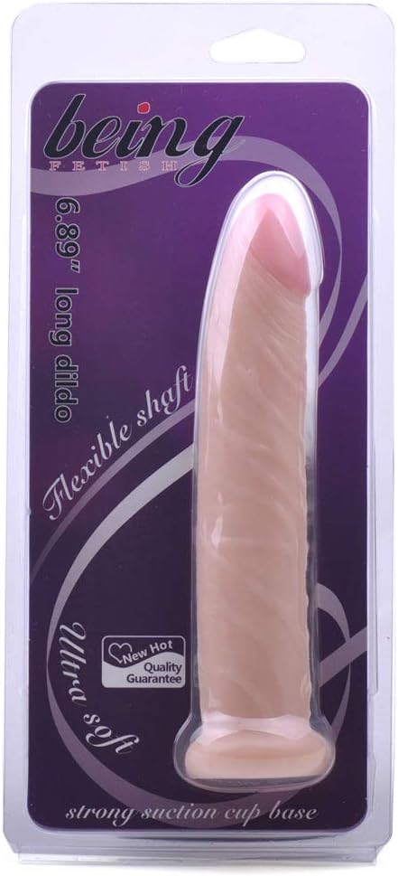 BeHorny Suction Base Realistic Penis Dildo, Strap-On Harness Compatible, Flesh Colour - Image 5