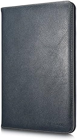 iPad Air 2, 9.7 inch, Leather Tablet Cover Case - Luxury Wallet Automatic ON/Off Flip Cover Leather Case for iPad Air2 9.7 inch (Blue)