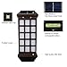 Solar Lights Outdoor, HUIHONG Outdoor Fence Lights, Wireless Waterproof LED Solar Lights for Porch,Patio,Yard,Garden,Walkways, Outside Wall with Light Sensor Auto On/Off(2 Pack)