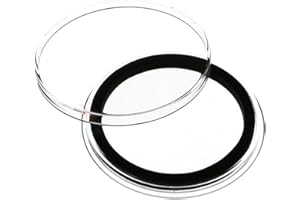 (20) Air-tite 40mm Black Ring Coin Holder Capsules for American Silver Eagles & 1oz China Silver Panda Sterling