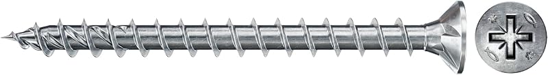 fischer Power-Fast II 4.0 x 20mm Chipboard Screws Countersunk Box 1000