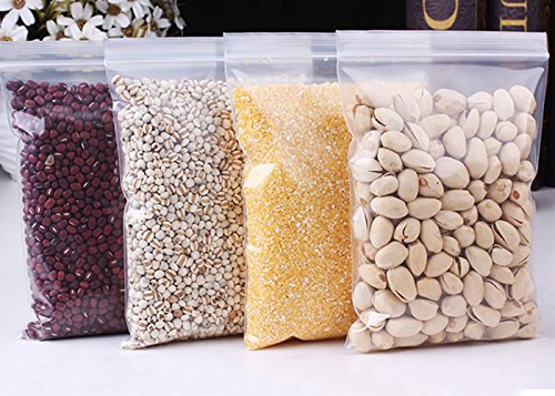 Wekoil Anti-Static Reclosable Poly Bags Poly Bags Size 15x20/6"x8",Clear Plastic 5.5Mil Thick Shipping Food Storage Electronic Accessories Industrial Package Wrapper Retail Bags - Thumbnail 4