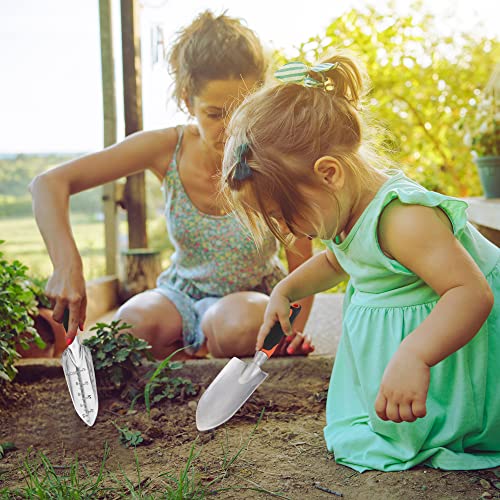 Aicharynic Gartenwerkzeug Set, 6 in 1 Aluminium Gartengräte Set, Ausgestattet mit Anti-Rutsch-Griff, Gartenhandschuhe, Garten Zubehör Geschenk für Balkon und Terrassengärtner