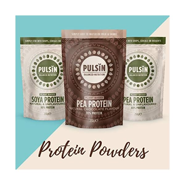 Pulsin-Natural-Unflavoured-Whey-Isolate-Protein-Powder-250-g Pulsin - Unflavoured Whey Isolate Protein Powder - 250g - 9.3g Protein, 0.3g Carbs, 38 Kcals Per Serving - Gluten Free…