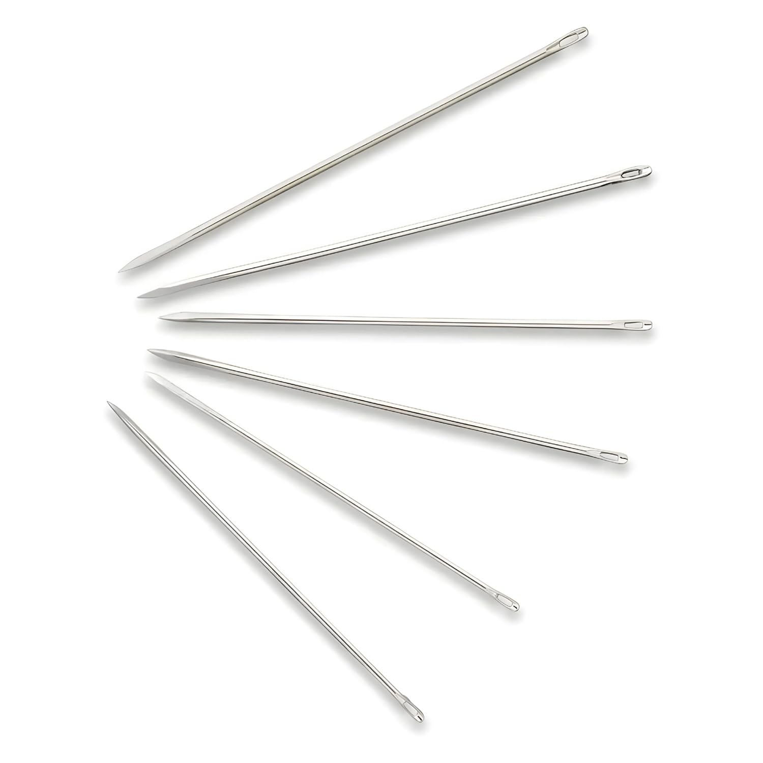 Prym - Prym No.3 Hardened Steel Silver (0.90x43mm) Leather Needles with Triangularly-Polished Tip - 25 Needles