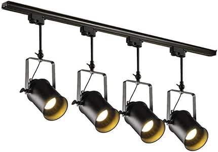 ZJHCC Foco de Techo LED de 4 vías, Foco Ajustable Moderno Giratorio