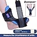 Plantar Fasciitis Night Splint Foot Drop Orthotic Brace for Sleep Support- Adjustable Dorsal Night Splint for Effective Relief from Plantar Fasciitis Pain (Silver)