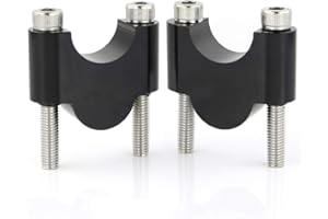 Mantt Motorcycle ADV Dirt Bike Handlebar Risers 1 1/8" 28.6mm Without Clamps, Fit for VFR1200X/CB650R, VMAX/MT-125, Street Tr
