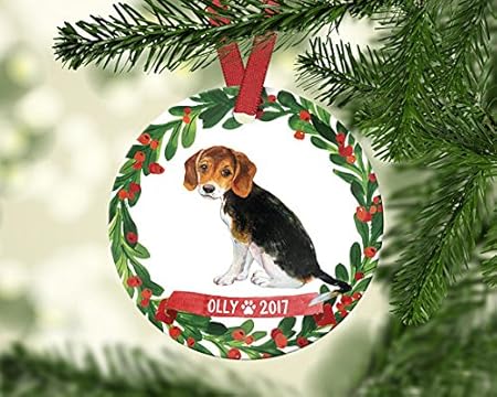 Beagle Ornament Pet Gift Dog Ornament Personalized Beagle