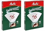 Melitta 40CT #6 White Cone Filter - 2 Pack